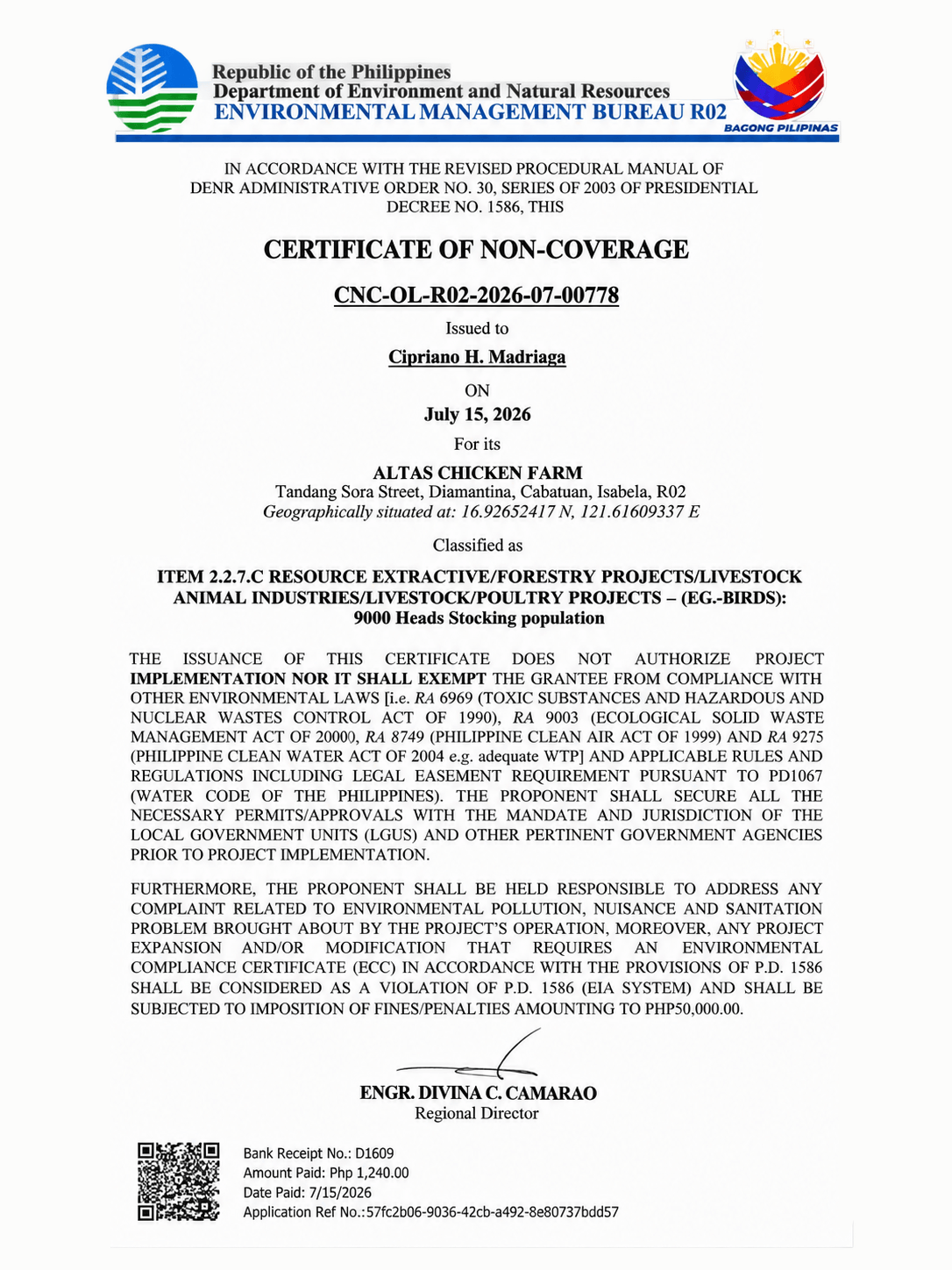 DENR Environmental Compliance
